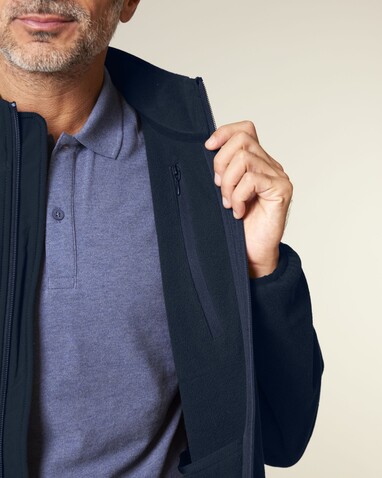 Trekker - Die Unisex-Fleecejacke - French Navy - 3XL bedrucken, Art.-Nr. STJU242C7273X Trekker - Die Unisex-Fleecejacke - French Navy - 3XL bedrucken, Art.-Nr. STJU242C7273X