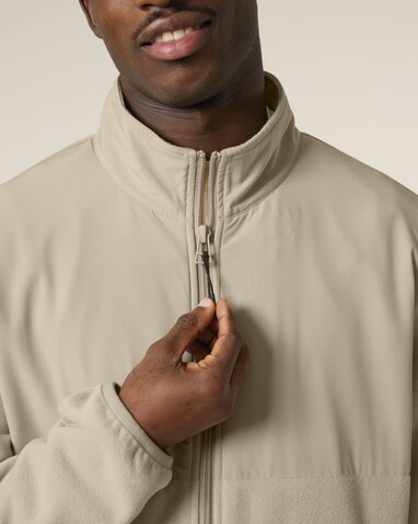 Trekker - Die Unisex-Fleecejacke - Desert Dust - L bedrucken, Art.-Nr. STJU242C0281L