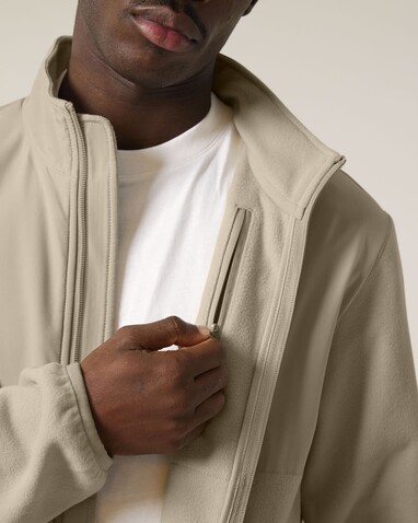 Trekker - Die Unisex-Fleecejacke - Desert Dust - XXL bedrucken, Art.-Nr. STJU242C0282X