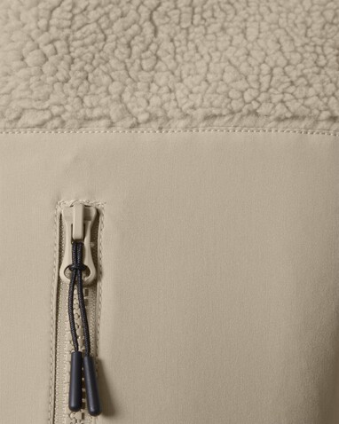 Brooker - Die Relaxed Unisex-Sherpajacke - Desert Dust - L bedrucken, Art.-Nr. STJU248C0281L