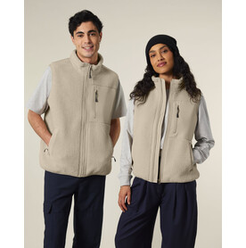 Liner - Unisex-ärmellose Sherpa-Jacke - Desert Dust - 3XL bedrucken, Art.-Nr. STJU249C0283X