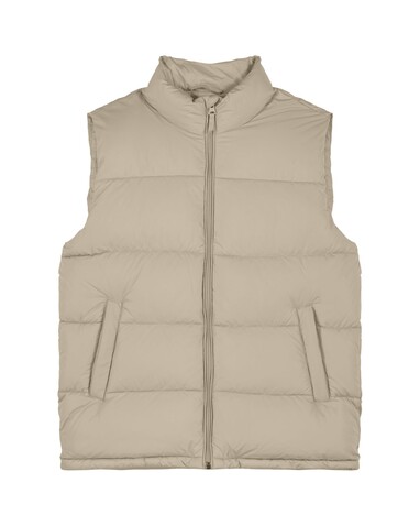 Puffer Gilet - Die Unisex-Steppweste - Desert Dust - S bedrucken, Art.-Nr. STJU250C0281S