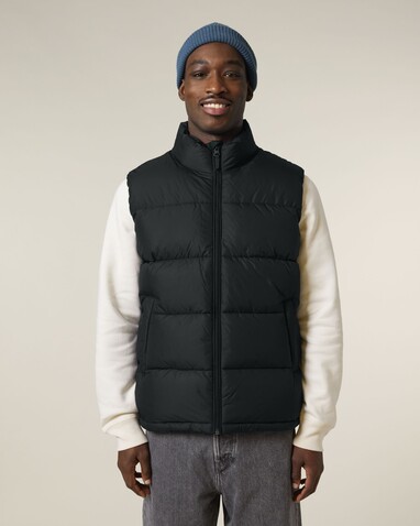 Puffer Gilet - Die Unisex-Steppweste - Black - XXL bedrucken, Art.-Nr. STJU250C0022X