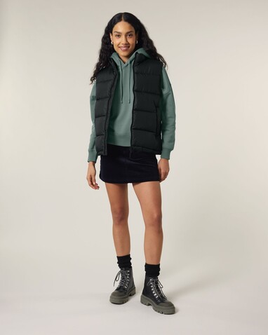 Puffer Gilet - Die Unisex-Steppweste - Black - XL bedrucken, Art.-Nr. STJU250C0021X