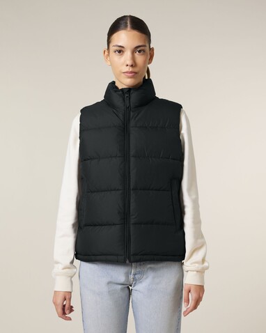 Puffer Gilet - Black - XS bedrucken, Art.-Nr. STJU250C002XS