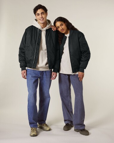Bomber 2.0 - Die Unisex-Bomberjacke - Black - XS bedrucken, Art.-Nr. STJU251C002XS