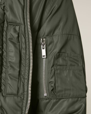 Bomber 2.0 - Die Unisex-Bomberjacke - Khaki - S bedrucken, Art.-Nr. STJU251C2231S