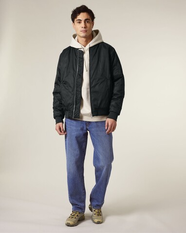 Bomber 2.0 - Die Unisex-Bomberjacke - Black - XXS bedrucken, Art.-Nr. STJU251C0022S