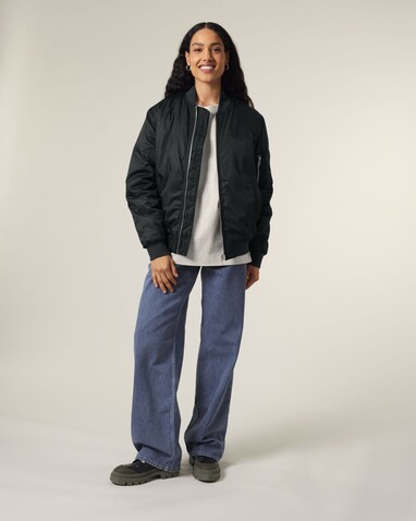 Bomber 2.0 - Die Unisex-Bomberjacke - Black - 3XL bedrucken, Art.-Nr. STJU251C0023X