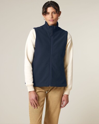 Stella Trail Blazer - Damen ärmellose Softshell-Jacke - French Navy - XXL bedrucken, Art.-Nr. STJW236C7272X