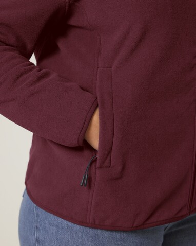 Stella Guider - Die Damen-Fleecejacke - Burgundy - XL bedrucken, Art.-Nr. STJW239C2441X
