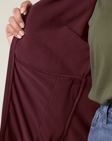 Stella Guider - Die Damen-Fleecejacke - Burgundy - XXL bedrucken, Art.-Nr. STJW239C2442X