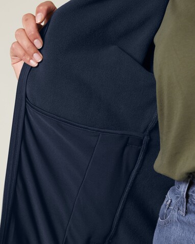 Stella Guider - Die Damen-Fleecejacke - French Navy - M bedrucken, Art.-Nr. STJW239C7271M