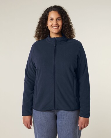 Stella Guider - Die Damen-Fleecejacke - French Navy - XL bedrucken, Art.-Nr. STJW239C7271X