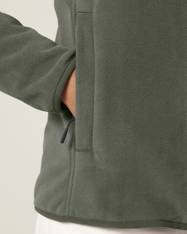 Stella Guider - Die Damen-Fleecejacke - Khaki - L bedrucken, Art.-Nr. STJW239C2231L