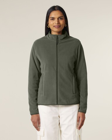 Stella Guider - Die Damen-Fleecejacke - Khaki - L bedrucken, Art.-Nr. STJW239C2231L