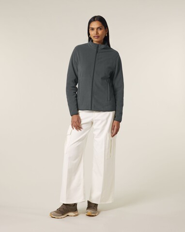 Stella Guider - Die Damen-Fleecejacke - Anthracite - L bedrucken, Art.-Nr. STJW239C2531L