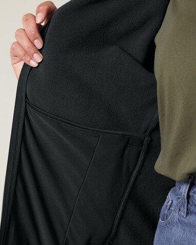 Stella Guider - Die Damen-Fleecejacke - Black - M bedrucken, Art.-Nr. STJW239C0021M