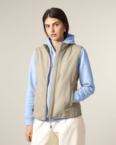 Stella Quester - Die Damen-Fleeceweste - Desert Dust - XXL bedrucken, Art.-Nr. STJW241C0282X