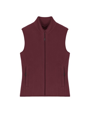 Stella Quester - Die Damen-Fleeceweste - Burgundy - M bedrucken, Art.-Nr. STJW241C2441M