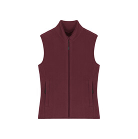 Stella Quester - Damen ärmellose Fleece-Jacke - Burgundy - XXL bedrucken, Art.-Nr. STJW241C2442X