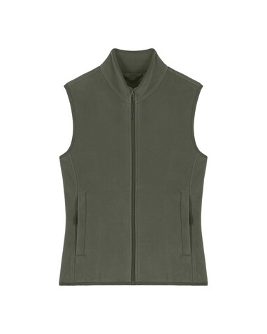 Stella Quester - Die Damen-Fleeceweste - Khaki - L bedrucken, Art.-Nr. STJW241C2231L Stella Quester - Die Damen-Fleeceweste - Khaki - L bedrucken, Art.-Nr. STJW241C2231L