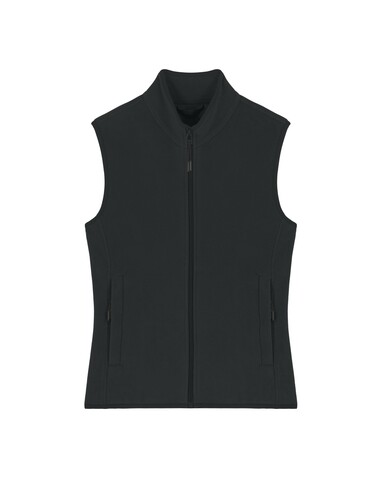 Stella Quester - Die Damen-Fleeceweste - Black - L bedrucken, Art.-Nr. STJW241C0021L