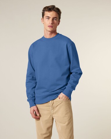 Changer 2.0 - Das Iconic Rundhals-Unisex-Sweatshirt - Mindful Blue - S bedrucken, Art.-Nr. STSU178C7291S