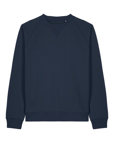 Knoxer - Das Relaxed Raglan-Rundhals-Unisex-Sweatshirt - French Navy - XS bedrucken, Art.-Nr. STSU201C727XS