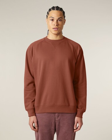 Knoxer - Das Relaxed Raglan-Rundhals-Unisex-Sweatshirt - Heritage Brown - XXS bedrucken, Art.-Nr. STSU201C7302S