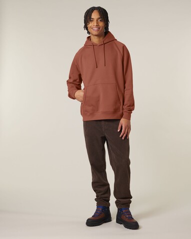Striker - Der Relaxed Raglan-Unisex-Hoodie - Heritage Brown - L bedrucken, Art.-Nr. STSU202C7301L