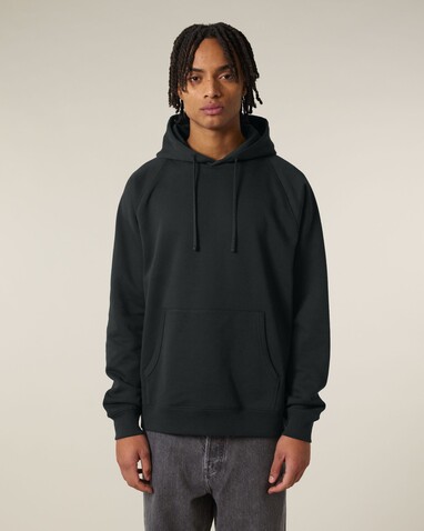 Striker - Der Relaxed Raglan-Unisex-Hoodie - Black - L bedrucken, Art.-Nr. STSU202C0021L
