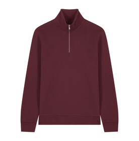 Trucker 2.0 - Unisex-Quarter-Zip-Sweatshirt - Burgundy - 5XL bedrucken, Art.-Nr. STSU204C2445X