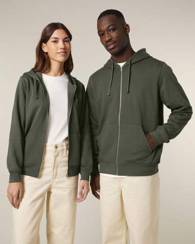 Mixer - Der Unisex-Zip-Hoodie - Khaki - L bedrucken, Art.-Nr. STSU205C2231L Mixer - Der Unisex-Zip-Hoodie - Khaki - L bedrucken, Art.-Nr. STSU205C2231L