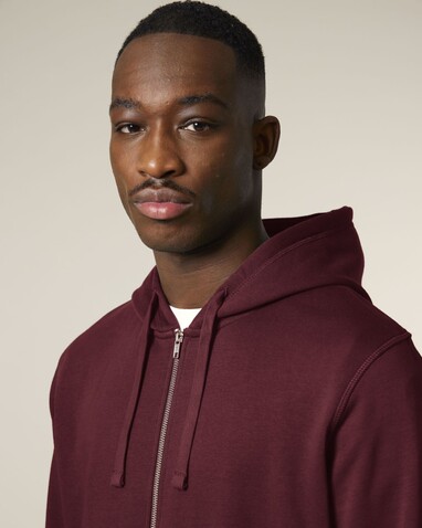 Mixer - Der Unisex-Zip-Hoodie - Burgundy - XL bedrucken, Art.-Nr. STSU205C2441X