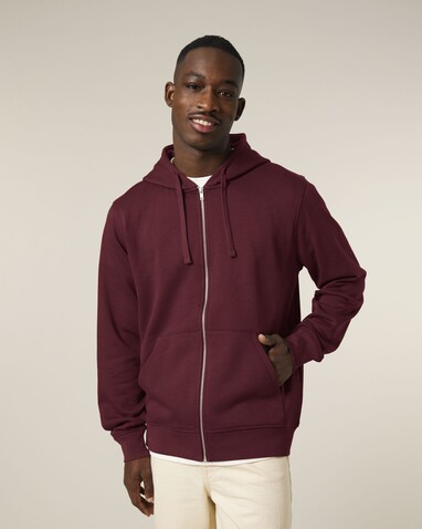 Mixer - Der Unisex-Zip-Hoodie - Burgundy - S bedrucken, Art.-Nr. STSU205C2441S Mixer - Der Unisex-Zip-Hoodie - Burgundy - S bedrucken, Art.-Nr. STSU205C2441S