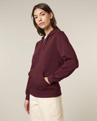 Mixer - Der Unisex-Zip-Hoodie - Burgundy - XL bedrucken, Art.-Nr. STSU205C2441X