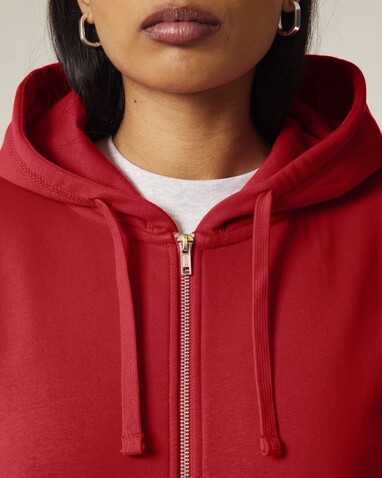 Mixer - Der Unisex-Zip-Hoodie - Red - S bedrucken, Art.-Nr. STSU205C0041S