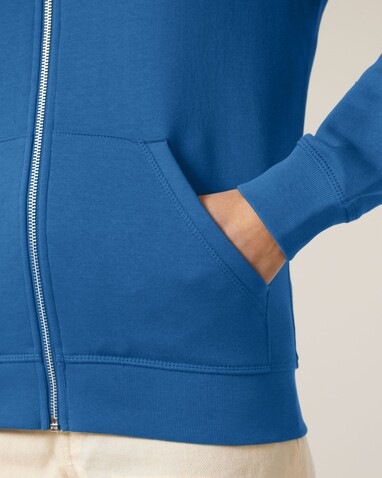 Mixer - Der Unisex-Zip-Hoodie - Royal Blue - M bedrucken, Art.-Nr. STSU205C2301M