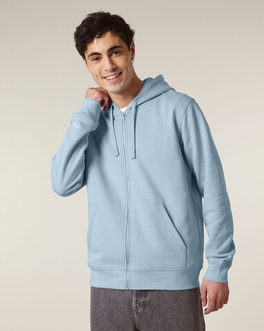 Mixer - Der Unisex-Zip-Hoodie - Sky blue - XS bedrucken, Art.-Nr. STSU205C232XS