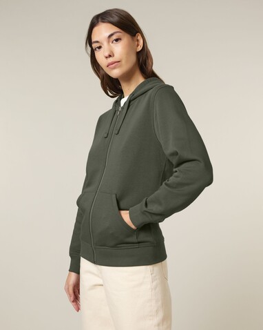 Mixer - Der Unisex-Zip-Hoodie - Khaki - S bedrucken, Art.-Nr. STSU205C2231S Mixer - Der Unisex-Zip-Hoodie - Khaki - S bedrucken, Art.-Nr. STSU205C2231S
