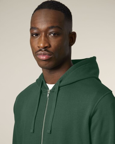 Mixer - Der Unisex-Zip-Hoodie - Bottle Green - L bedrucken, Art.-Nr. STSU205C2241L Mixer - Der Unisex-Zip-Hoodie - Bottle Green - L bedrucken, Art.-Nr. STSU205C2241L