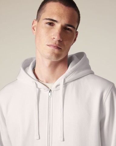 Mixer - Der Unisex-Zip-Hoodie - Vintage White - XS bedrucken, Art.-Nr. STSU205C504XS