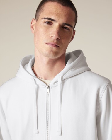 Mixer - Der Unisex-Zip-Hoodie - White - XL bedrucken, Art.-Nr. STSU205C0011X Mixer - Der Unisex-Zip-Hoodie - White - XL bedrucken, Art.-Nr. STSU205C0011X