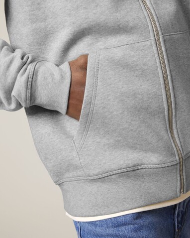 Mixer - Der Unisex-Zip-Hoodie - Heather Grey - XS bedrucken, Art.-Nr. STSU205C250XS Mixer - Der Unisex-Zip-Hoodie - Heather Grey - XS bedrucken, Art.-Nr. STSU205C250XS