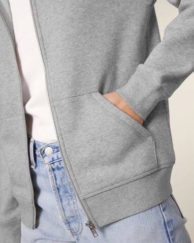 Mixer - Der Unisex-Zip-Hoodie - Heather Grey - XS bedrucken, Art.-Nr. STSU205C250XS Mixer - Der Unisex-Zip-Hoodie - Heather Grey - XS bedrucken, Art.-Nr. STSU205C250XS