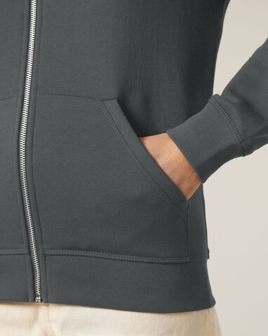 Mixer - Der Unisex-Zip-Hoodie - Anthracite - M bedrucken, Art.-Nr. STSU205C2531M