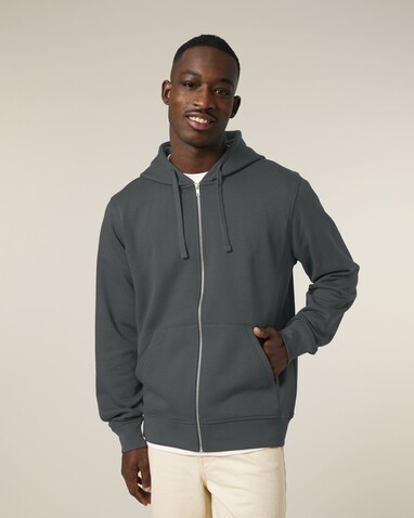 Mixer - Der Unisex-Zip-Hoodie - Anthracite - M bedrucken, Art.-Nr. STSU205C2531M