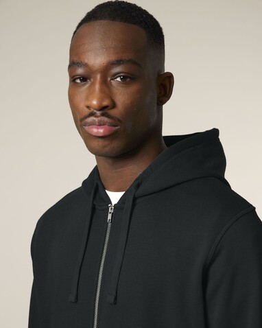 Mixer - Der Unisex-Zip-Hoodie - Black - S bedrucken, Art.-Nr. STSU205C0021S