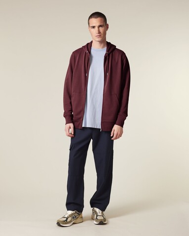 Connector 2.0 - Der Unisex-Zip-Hoodie aus French Terry - Burgundy - XXL bedrucken, Art.-Nr. STSU207C2442X Connector 2.0 - Der Unisex-Zip-Hoodie aus French Terry - Burgundy - XXL bedrucken, Art.-Nr. STSU207C2442X